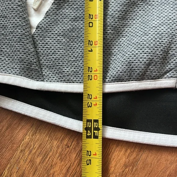 EUC Gray with white trim Zyia full zip jacket - Picture 8 of 15